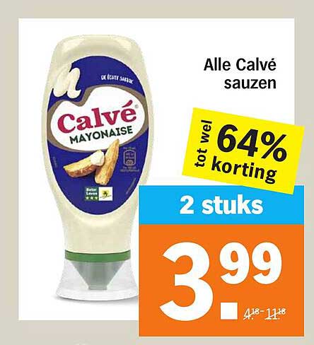Alle Calvé sauzen