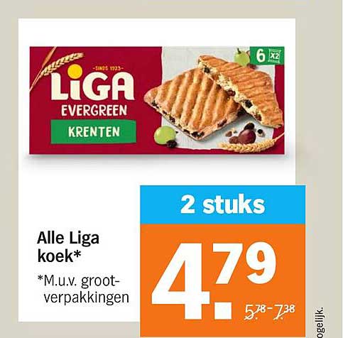 Alle Liga koeken*