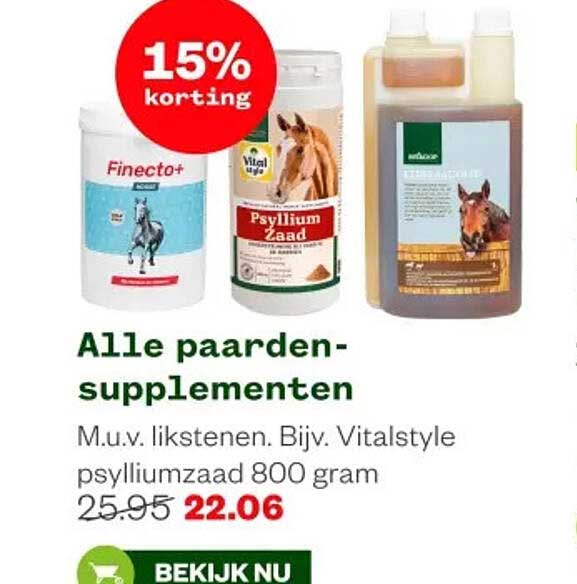 Alle paarden-supplementen