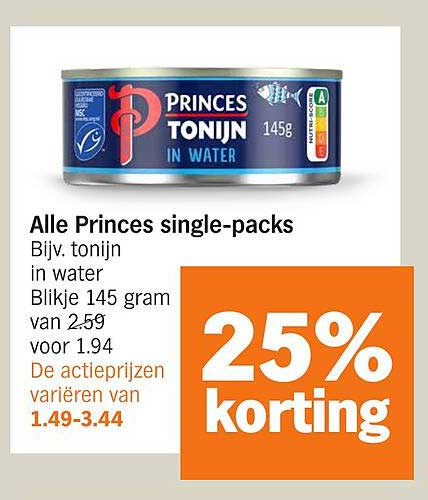 Alle Princes single-packs