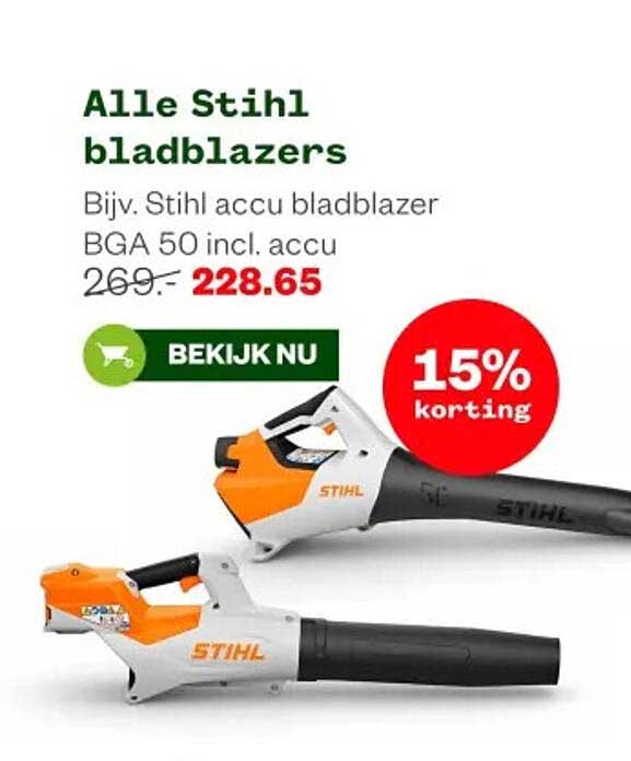 Alle Stihl bladblazers