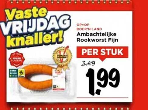 Ambachtelijke Rookworst Fijn