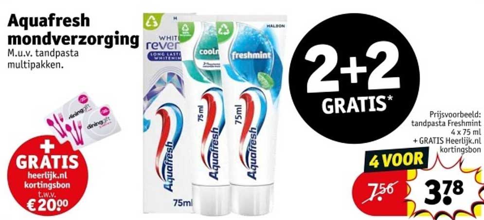 Aquafresh mondverzorging M.u.v. tandpasta multipakken.