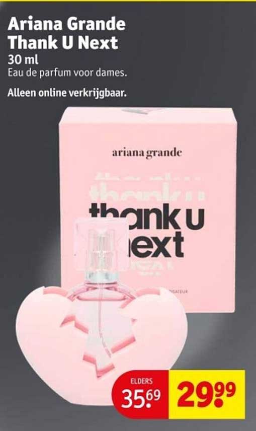 Ariana Grande Thank U Next 30 ml Eau de parfum voor dames.
