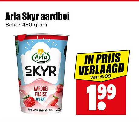 Arla Skyr aardbei