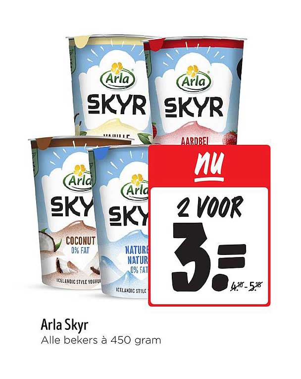 Arla Skyr Alle bekers à 450 gram