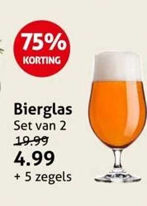 Bierglas Set van 2