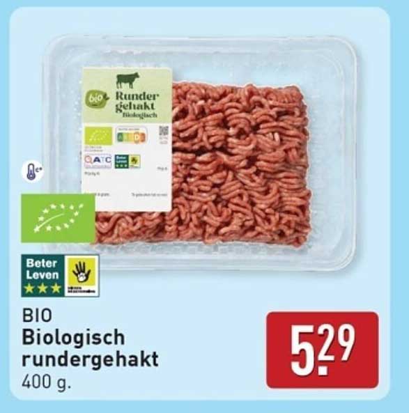 BIO Biologisch rundgehakt 400 g