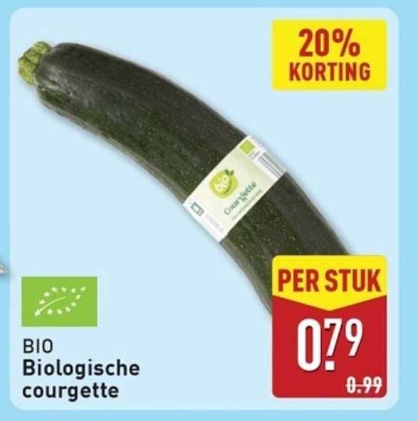 BIO Biologische courgette