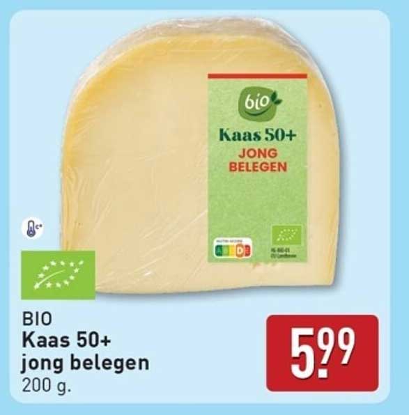 BIO Kaas 50+ jong belegen 200 g