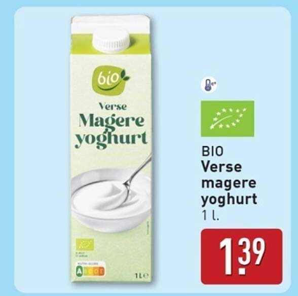 BIO Verse magere yoghurt 1 l.