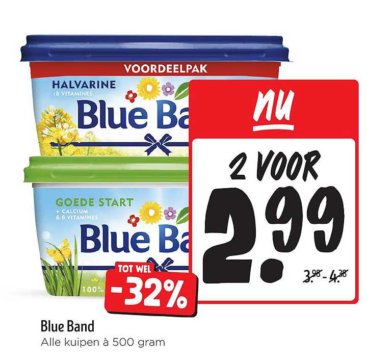Blue Band - Alle kuipen à 500 gram