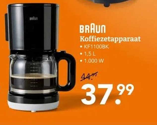 BRAUN Koffiezetapparaat KF1100BK