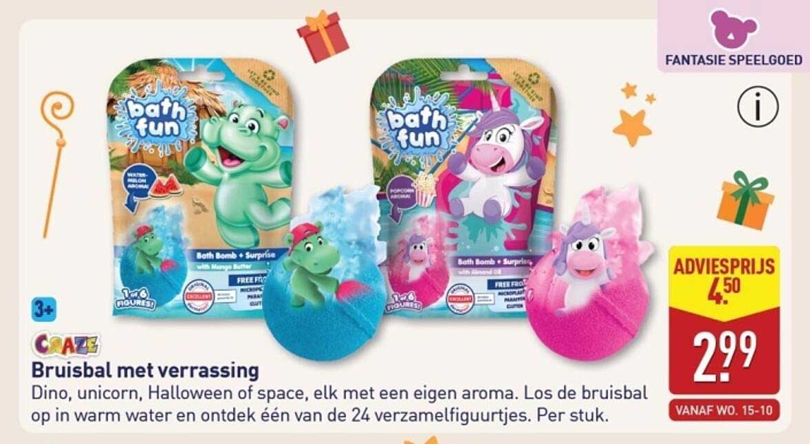 Bruisbal met verrassing