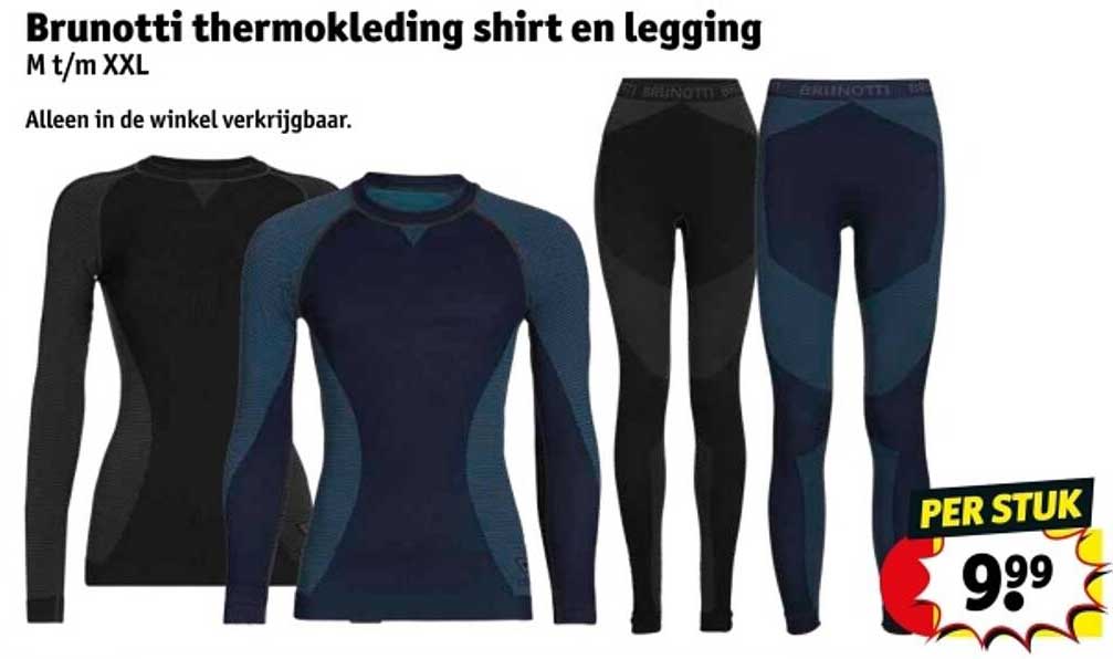 Brunotti thermokleding shirt en legging M t/m XXL
