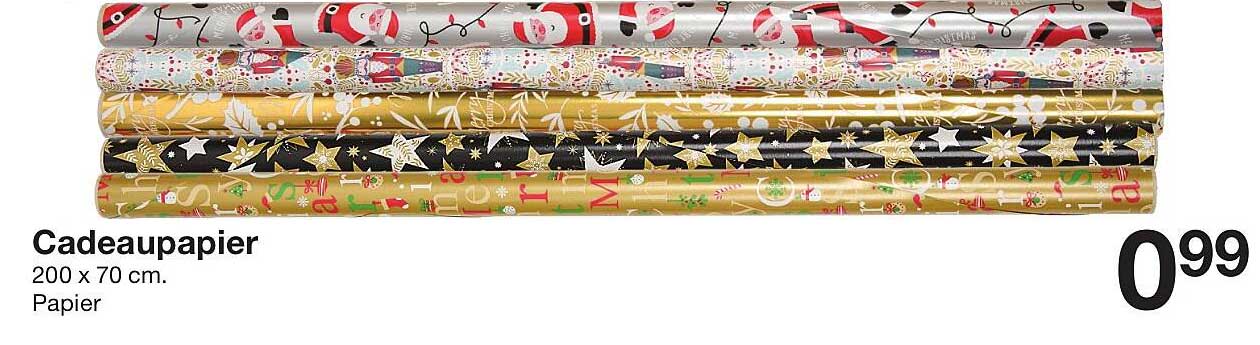 Cadeaupapier 200 x 70 cm.