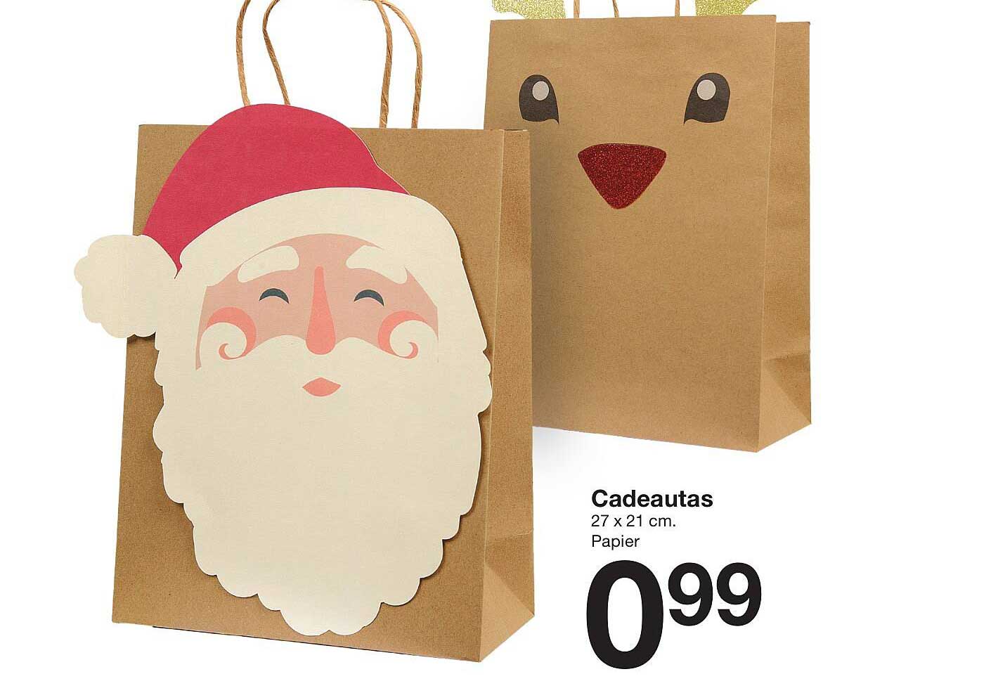 Cadeautas 27 x 21 cm.