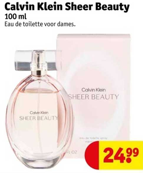 Calvin Klein Sheer Beauty 100 ml - Eau de toilette voor dames.