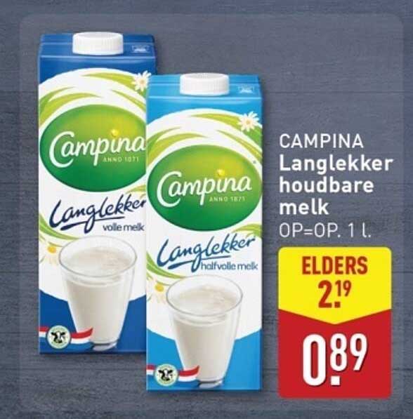 CAMPINA Langlekker houdbare melk
