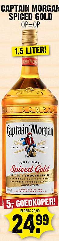 CAPTAIN MORGAN SPICED GOLD OP=OP