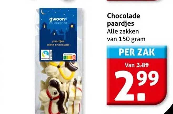 Chocolade paardjes