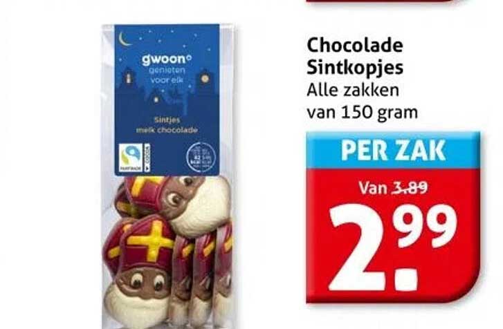 Chocolade Sintkopjes