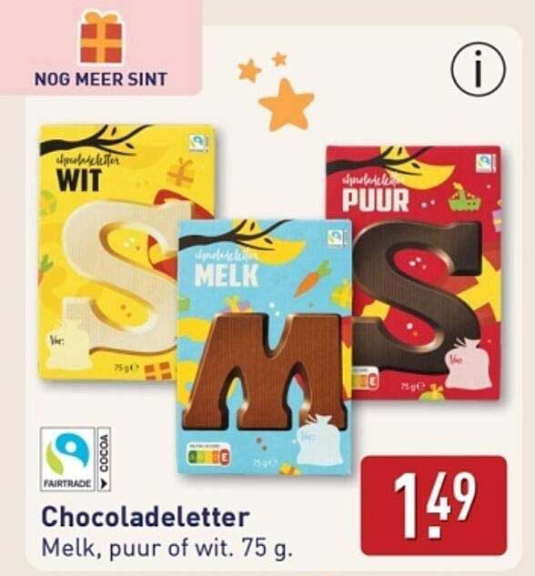 Chocoladeletter
