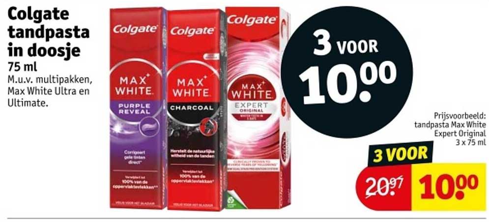 Colgate tandpasta in doosje