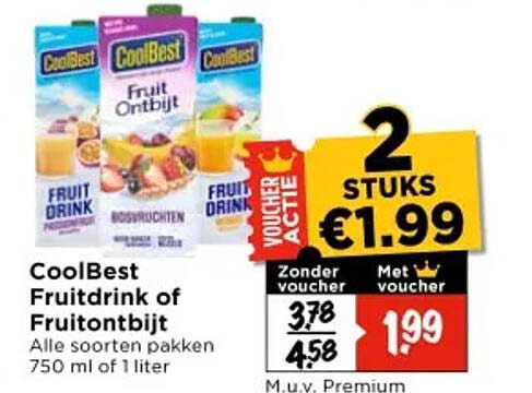 CoolBest Fruitdrink of Fruitontbijt