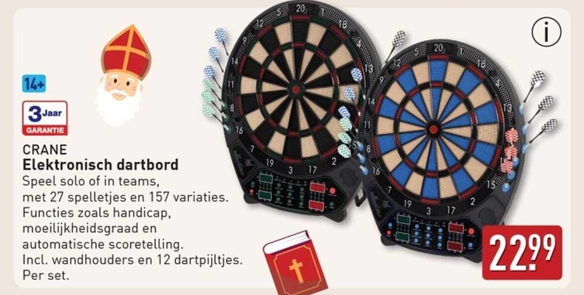 CRANE Elektronisch dartbord