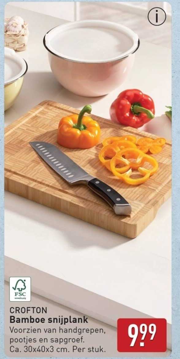 CROFTON Bamboe snijplank