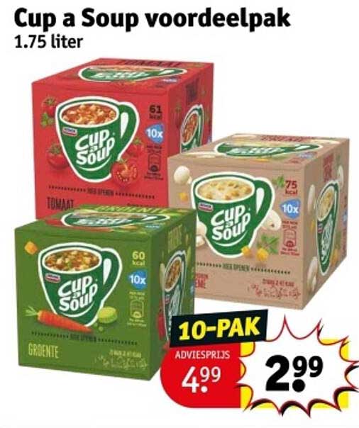 Cup a Soup voordeelpak 1.75 liter