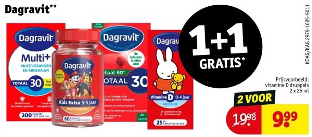 Dagravit 1+1 GRATIS