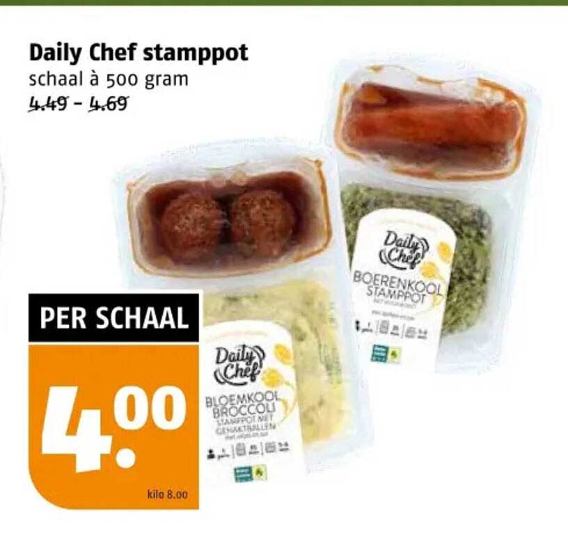 Daily Chef stamppot schaal à 500 gram