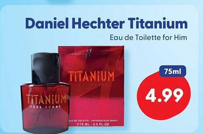 Daniel Hechter Titanium Eau de Toilette for Him