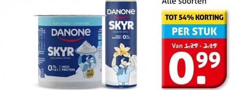 DANONE SKYR, Alle Soorten