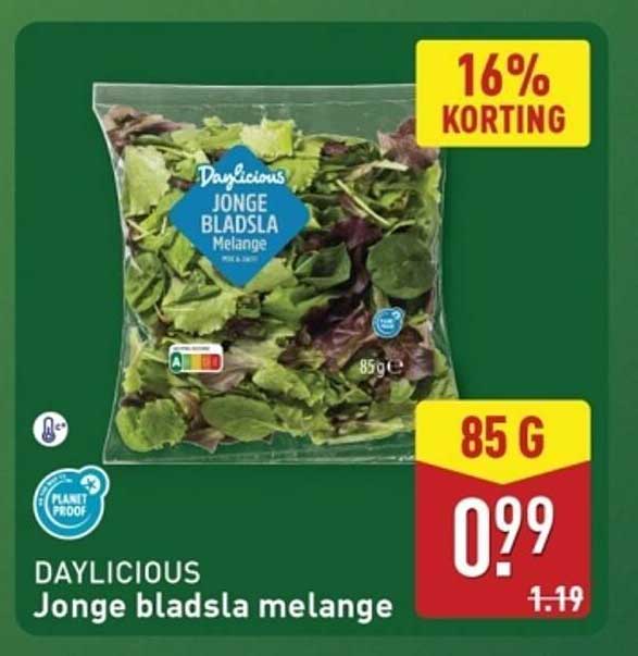 DAYLICIOUS Jonge bladsla melange