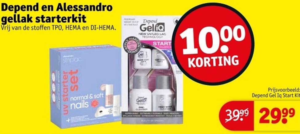 Depend en Alessandro gellak starterkit