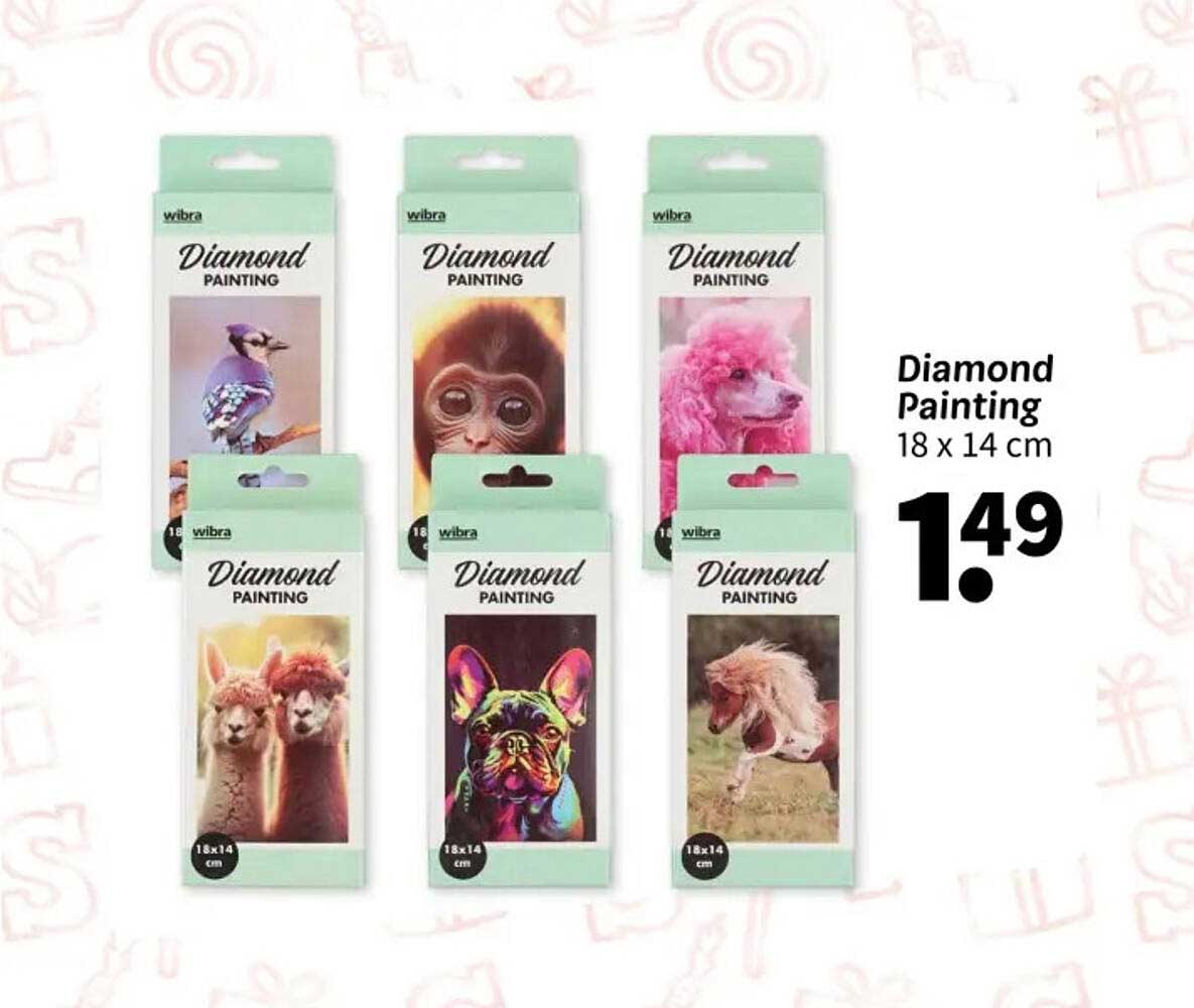 Diamond Painting 18 x 14 cm