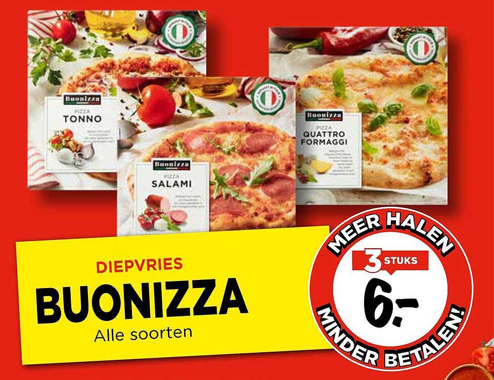 Diepvries BUONIZZA Alle soorten