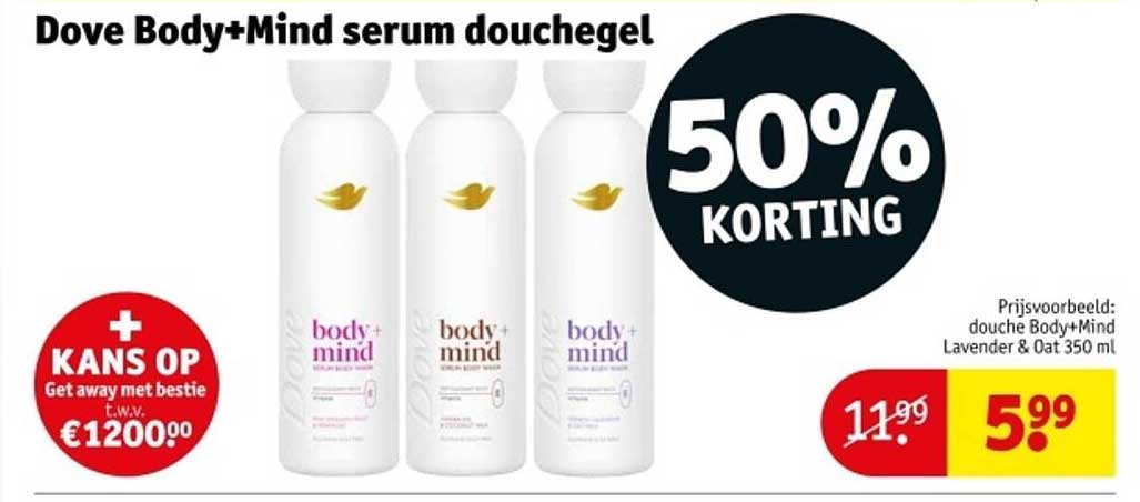 Dove Body+Mind serum douchegel