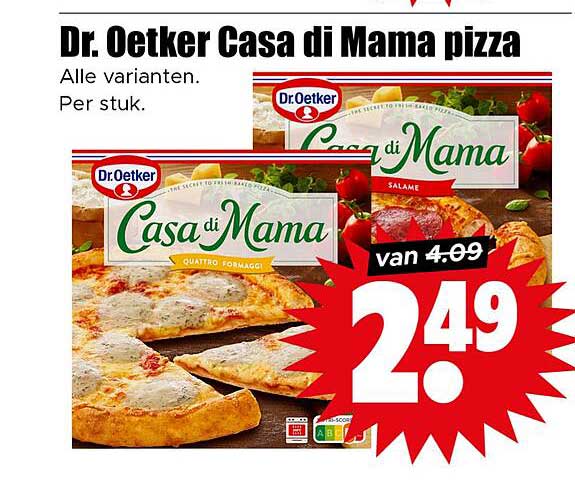 Dr. Oetker Casa di Mama pizza