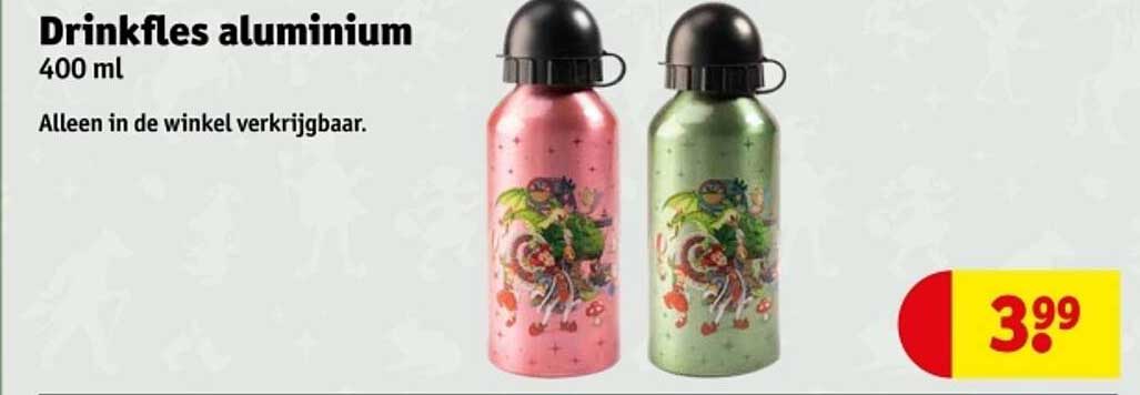 Drinkfles aluminium 400 ml