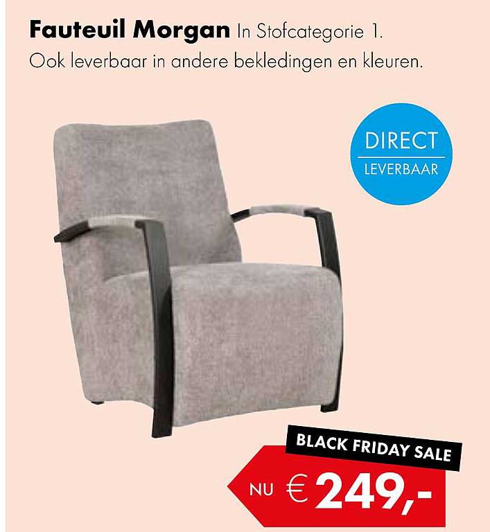Fauteuil Morgan In Stofcategorie 1