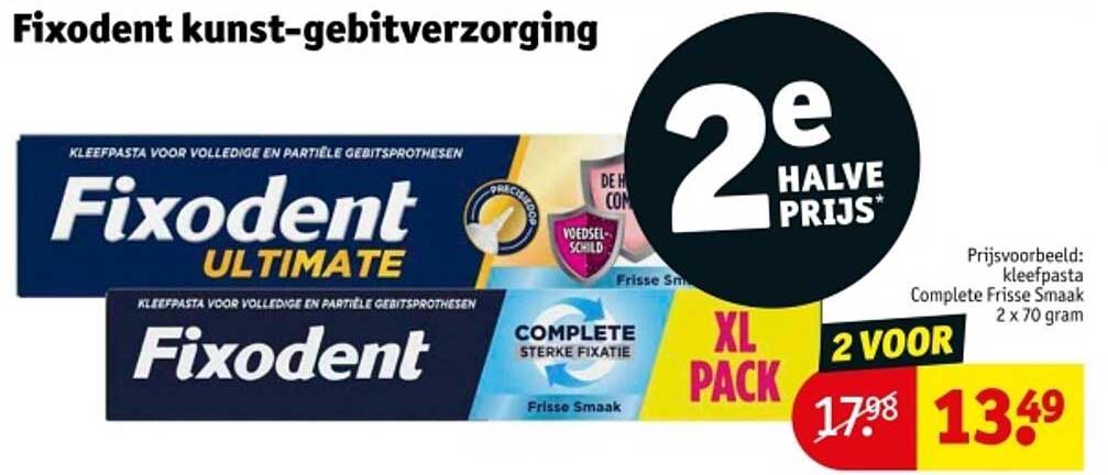 Fixodent kunst-gebitverzorging