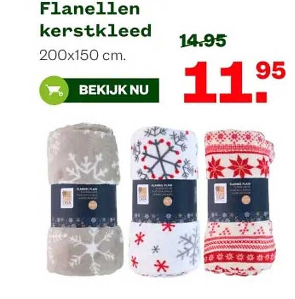 Flanellen kerstkleed