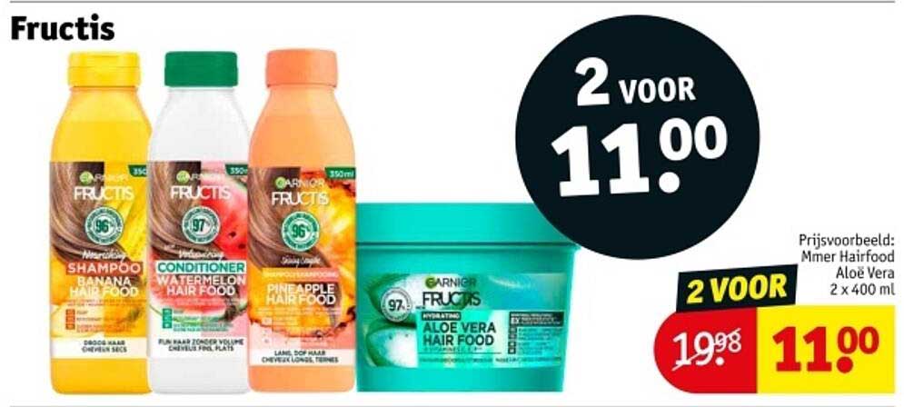 Fructis Haarproducten: 2 voor 11,00
