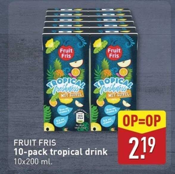 FRUIT FRIS 10-pack tropical drink