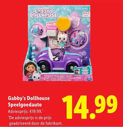 Gabby's Dollhouse Speelgoedauto