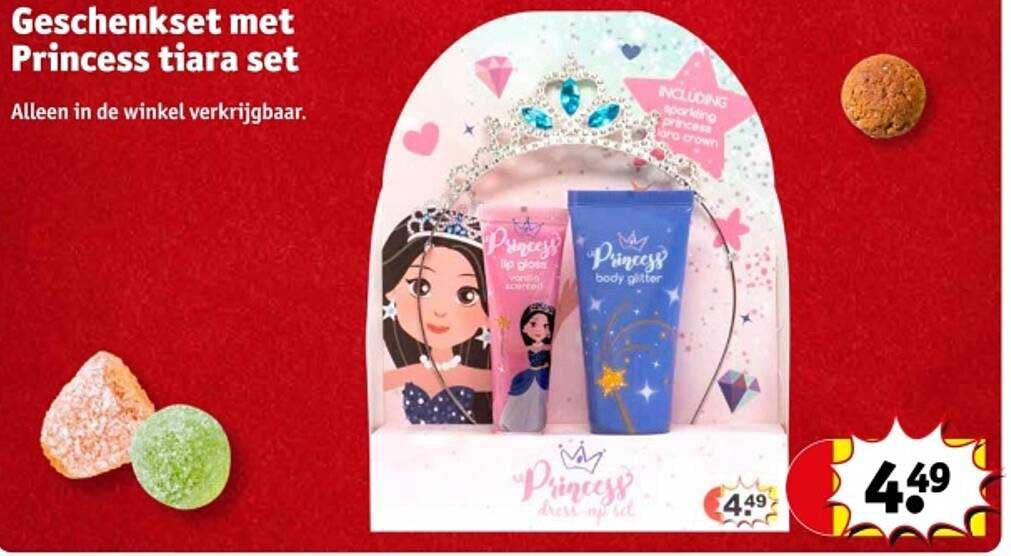 Geschenktset met Princess tiara set